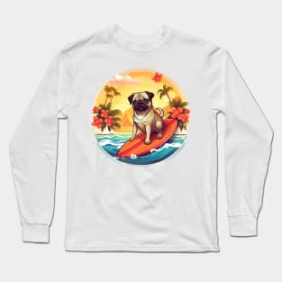 Poipu Pug Long Sleeve T-Shirt